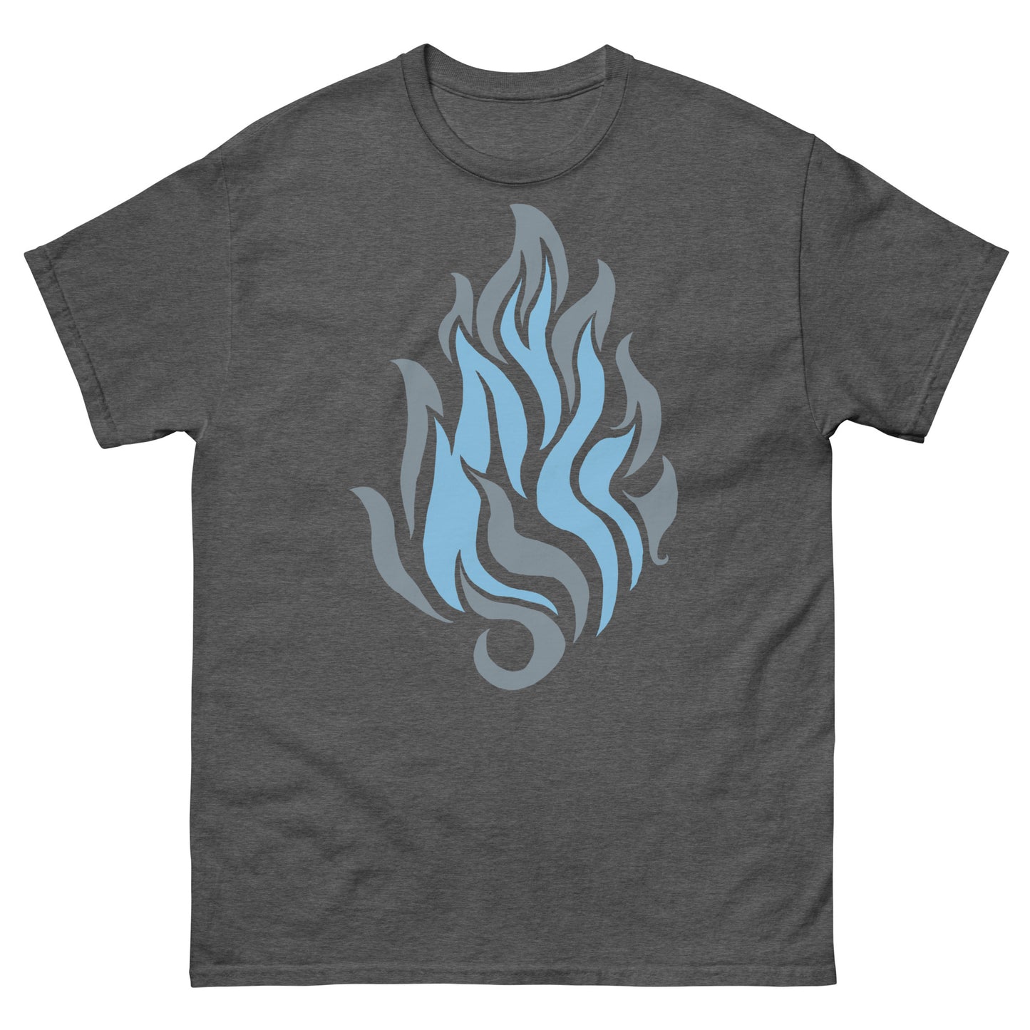 Men’s Classic Tee “Silver Flame” Crest Front/Adventurers Back