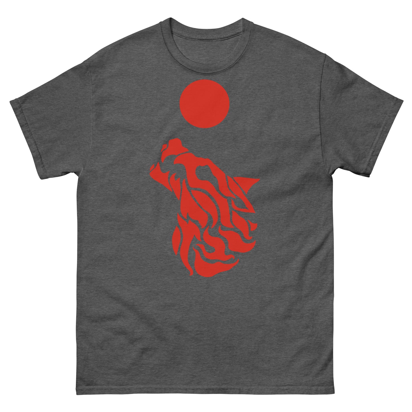 Men’s Classic Tee "Red Wolf” Crest Front/Adventurers Back