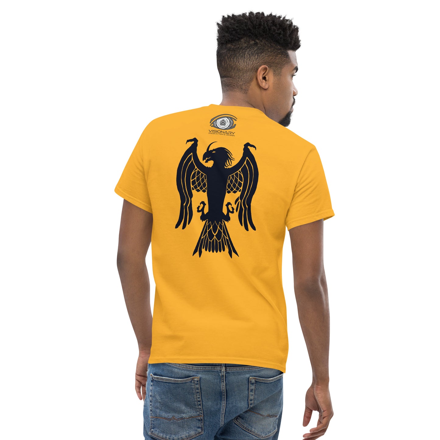 Men’s Classic Tee “Dragon Hawk” Adventurers Front/Crest Back