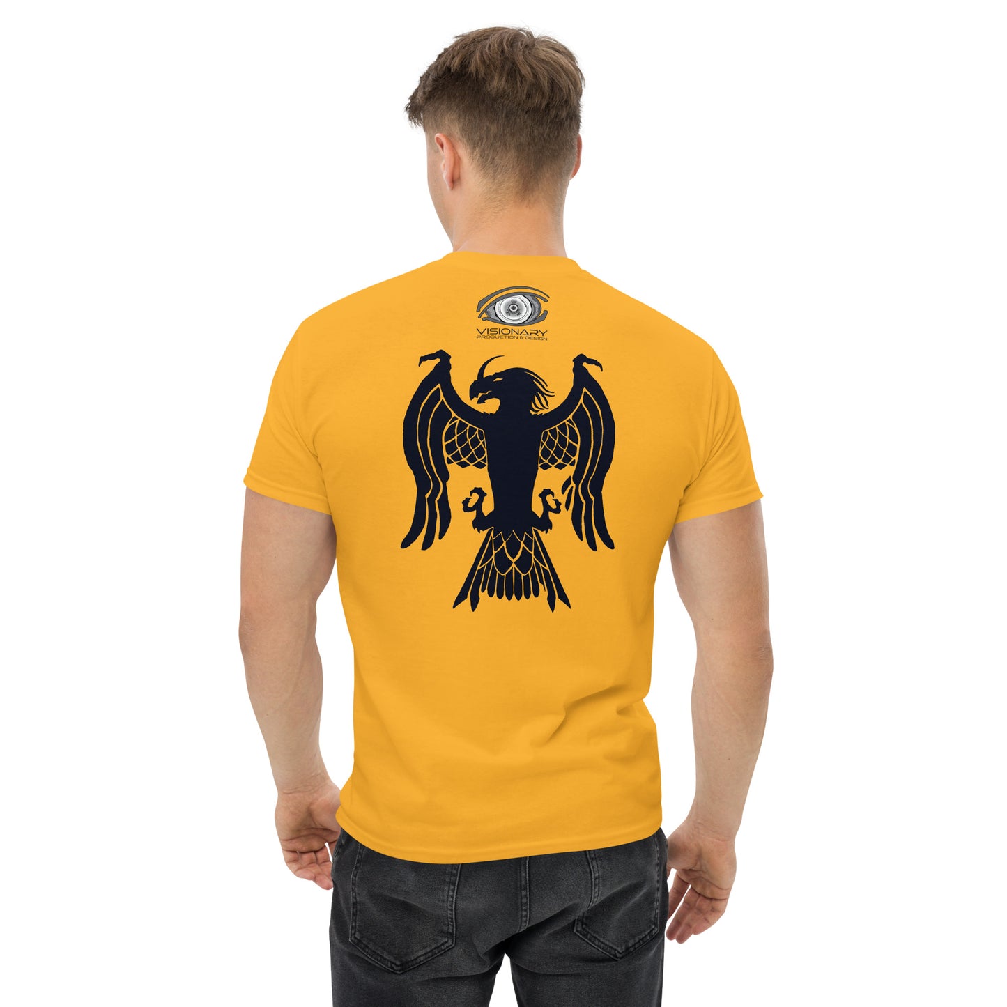 Men’s Classic Tee “Dragon Hawk” Adventurers Front/Crest Back