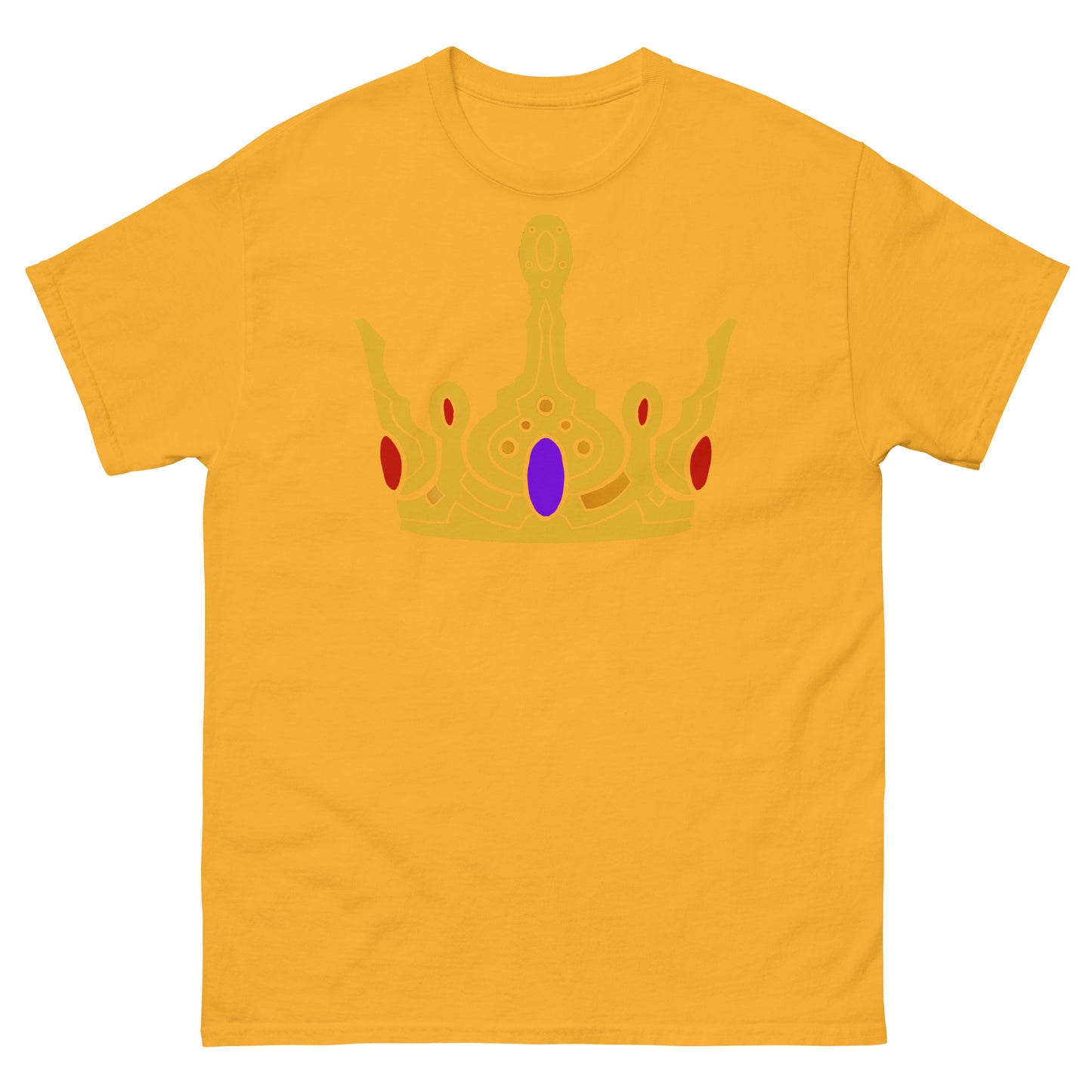 Men’s Classic Tee “Gold Crown” Crest Front/Adventurers Back