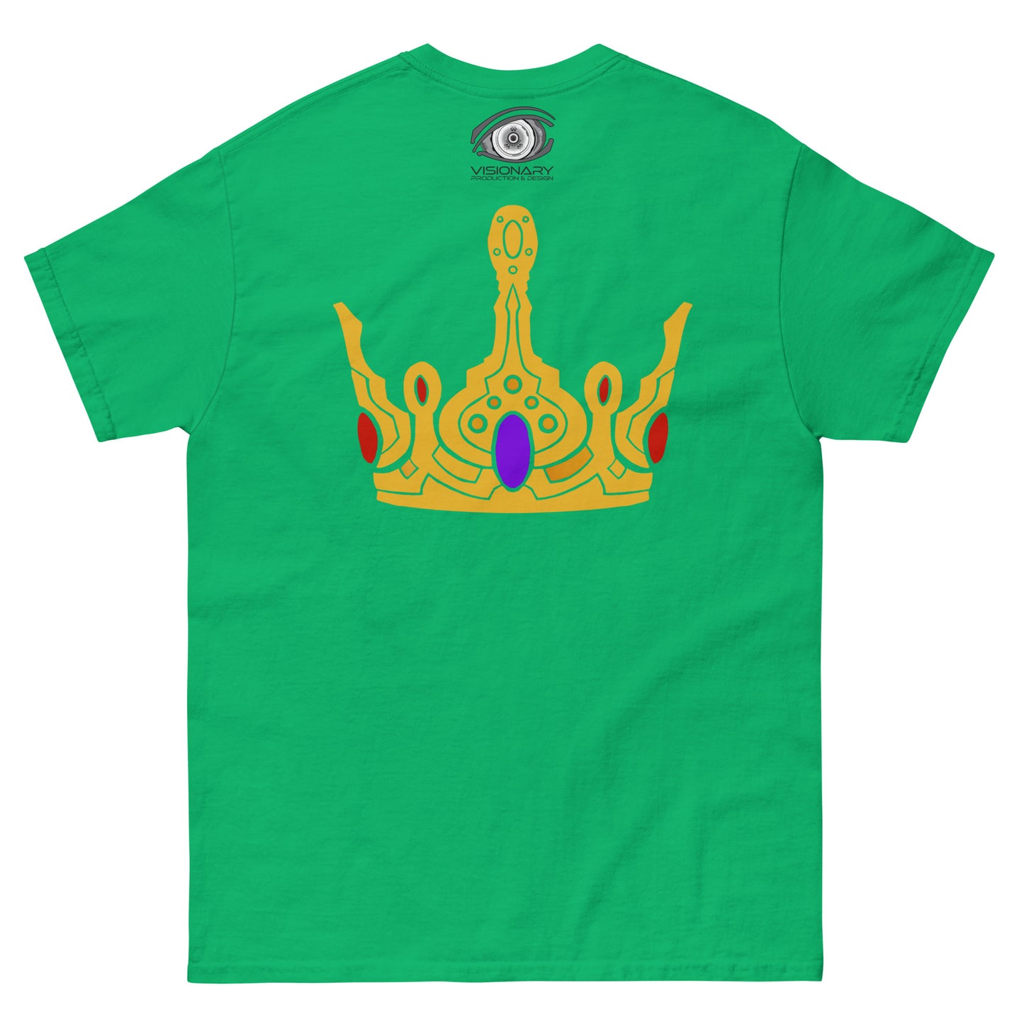 Men’s Classic Tee “Gold Crown” Adventurers Front/Crest Back