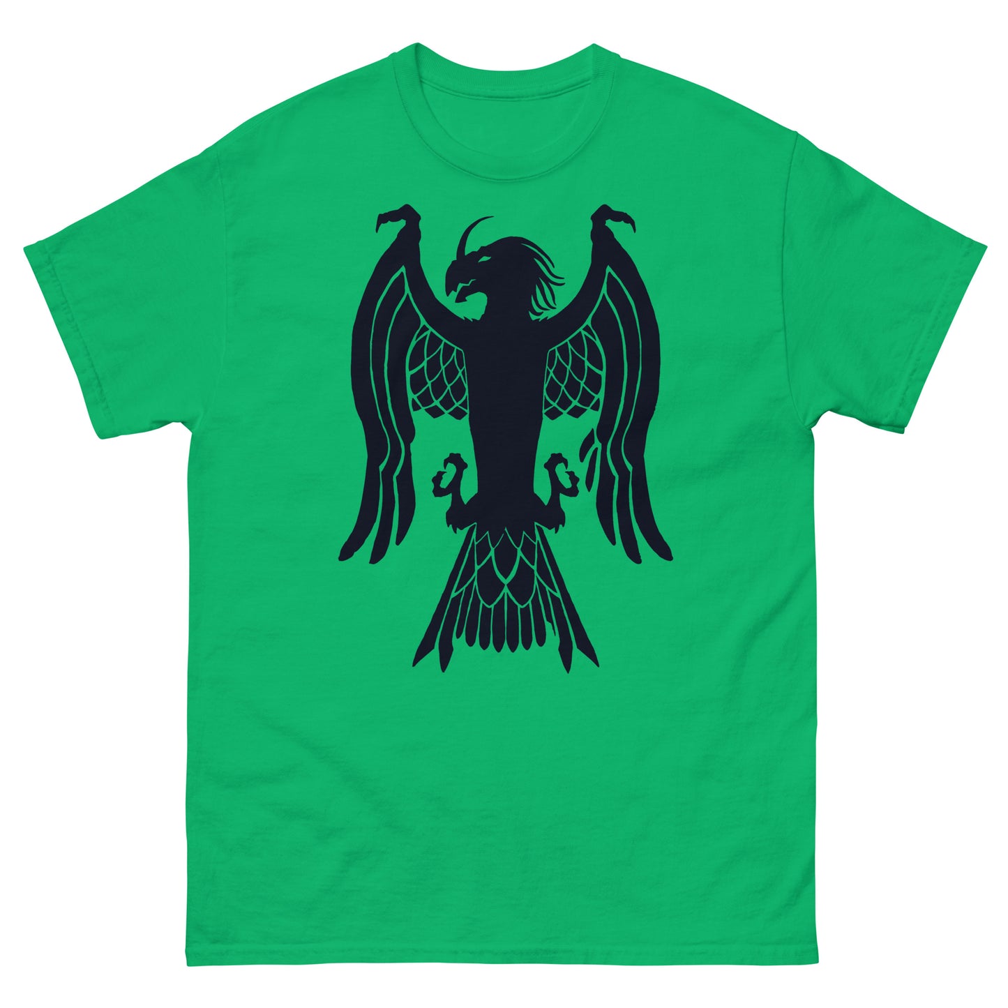 Men’s Classic Tee “Dragon Hawk” Crest Front/Adventurers Back