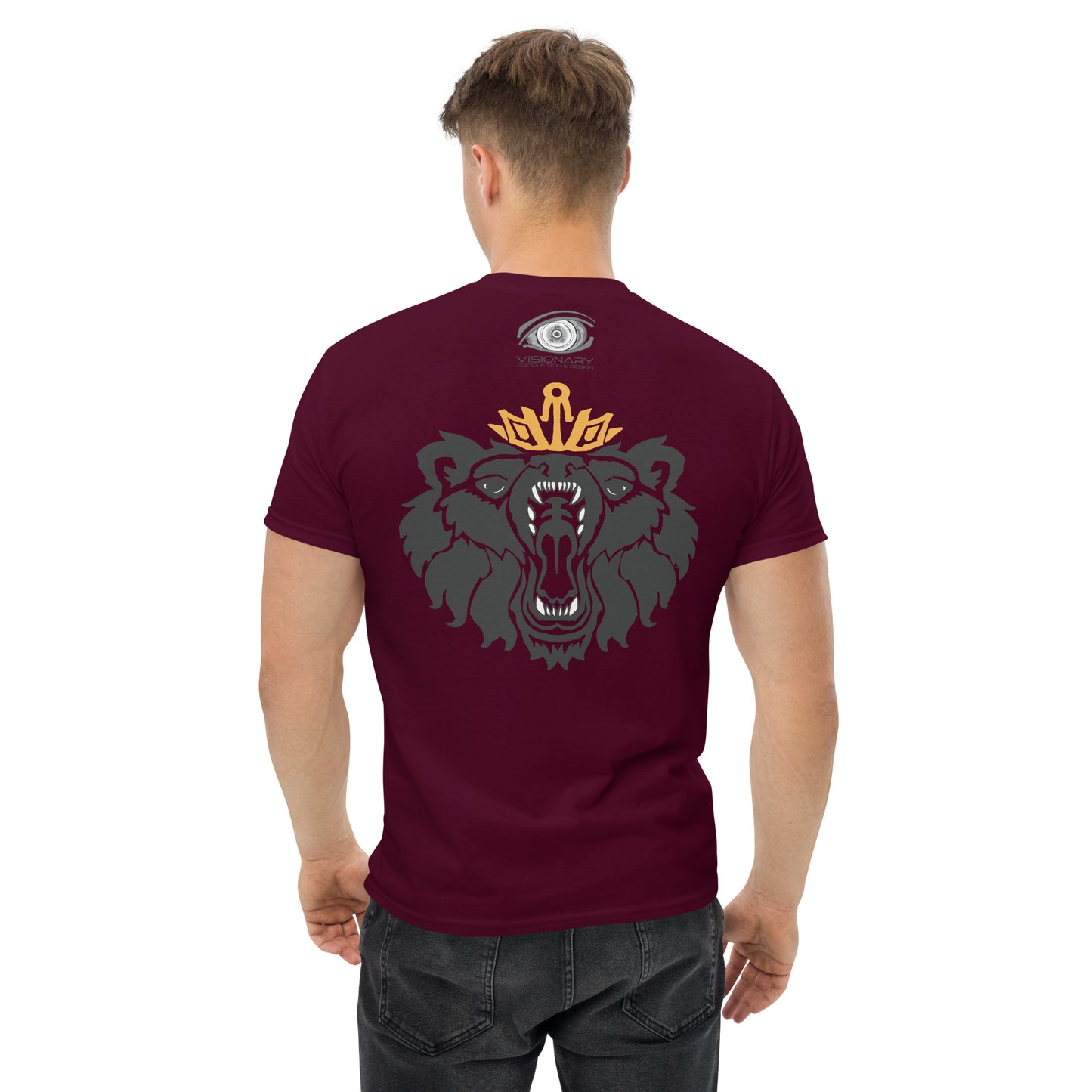 Men’s Classic Tee “Royal Bear” Adventurers Front/Crest Back