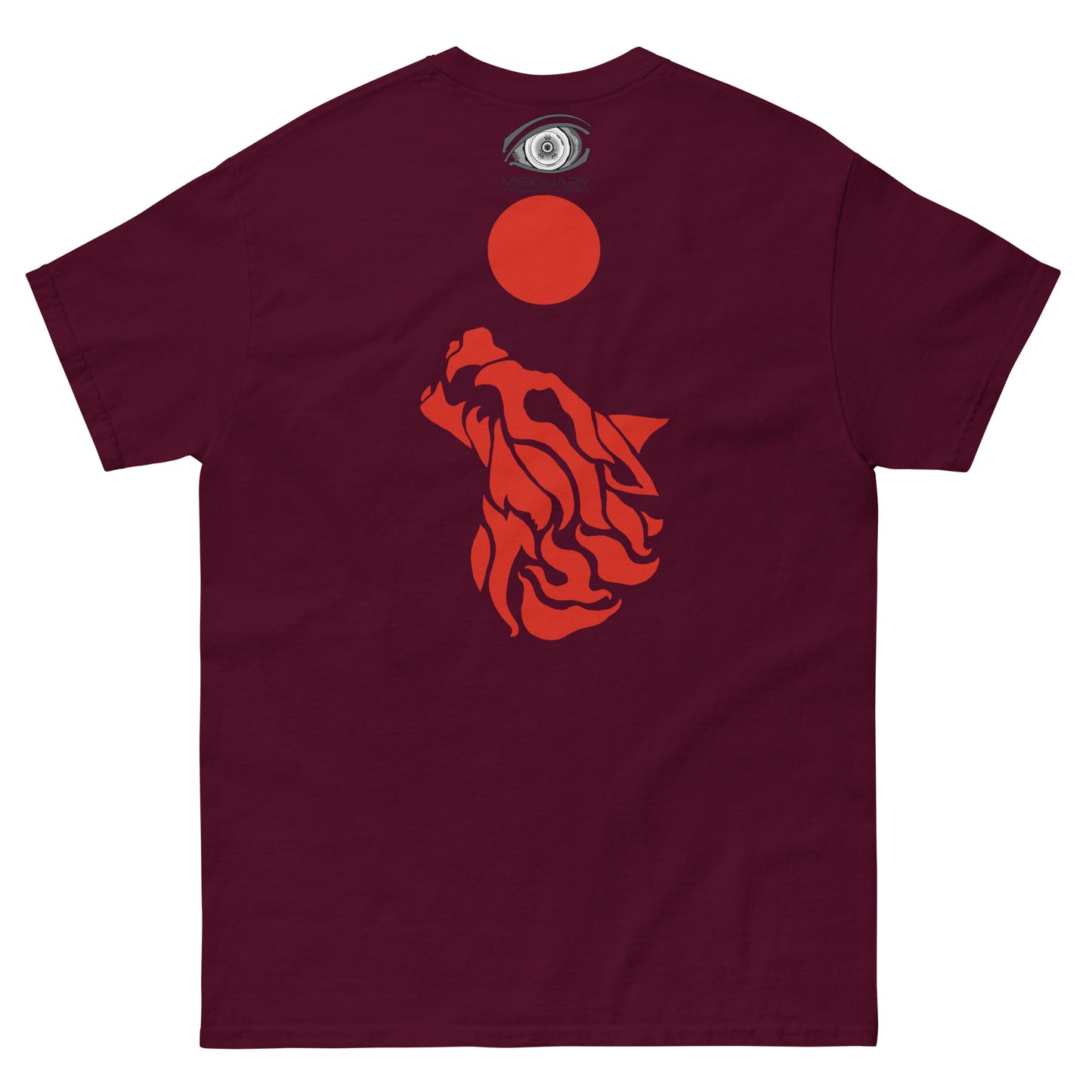 Men’s Classic Tee "Red Wolf” Adventurers Front/Crest Back