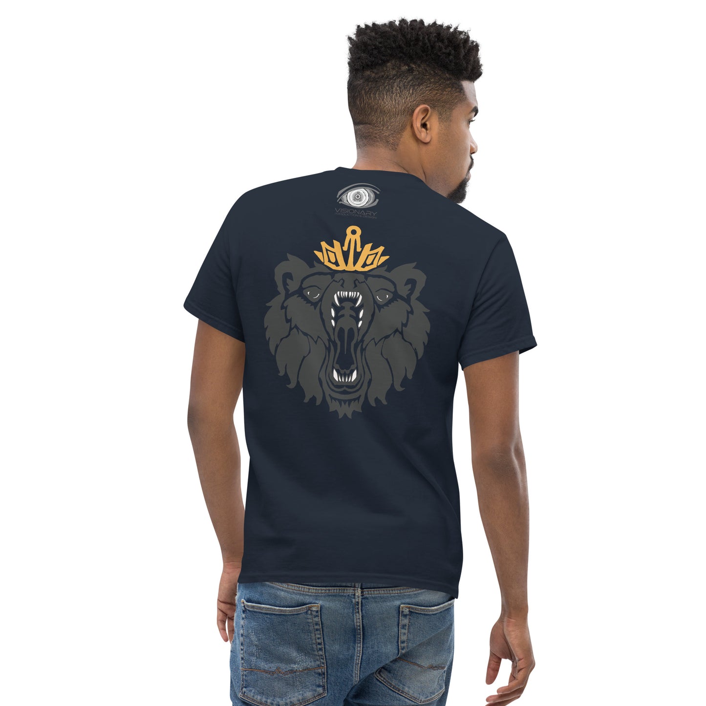 Men’s Classic Tee “Royal Bear” Adventurers Front/Crest Back