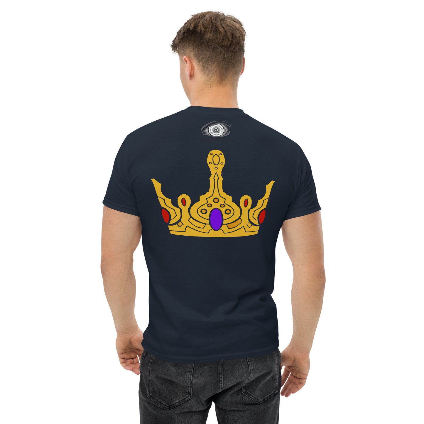 Men’s Classic Tee “Gold Crown” Adventurers Front/Crest Back