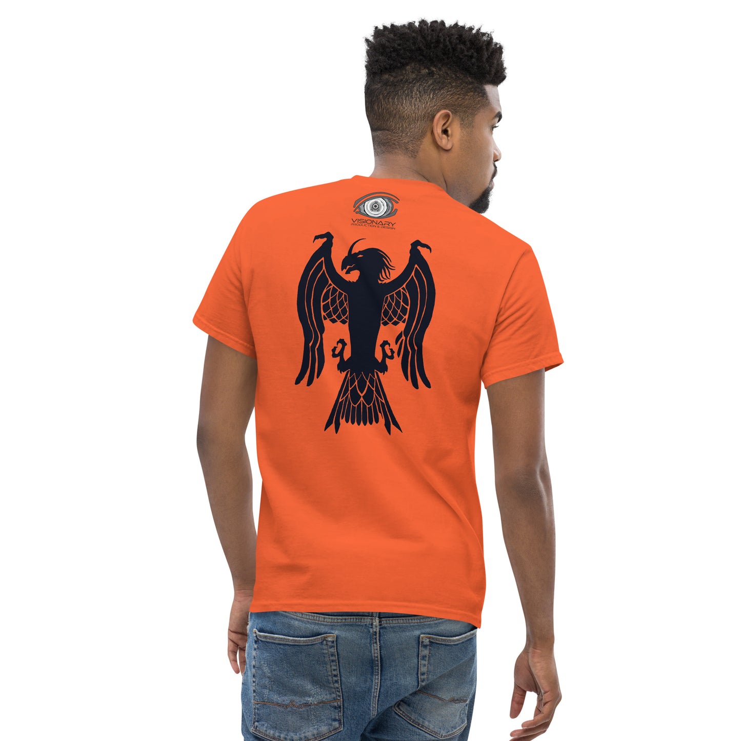 Men’s Classic Tee “Dragon Hawk” Adventurers Front/Crest Back