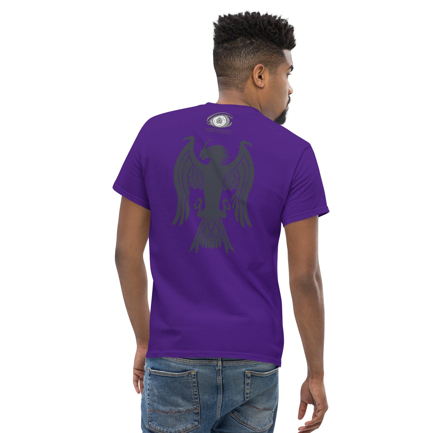 Men’s Classic Tee “Dragon Hawk” Adventurers Front/Crest Back