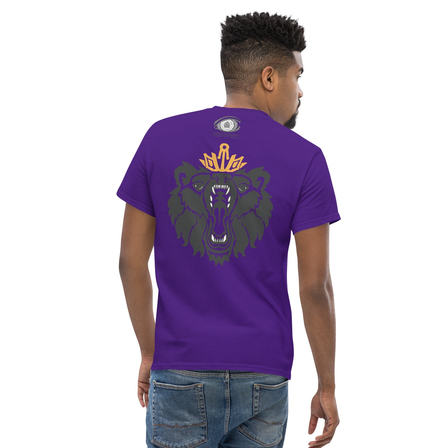 Men’s Classic Tee “Royal Bear” Adventurers Front/Crest Back