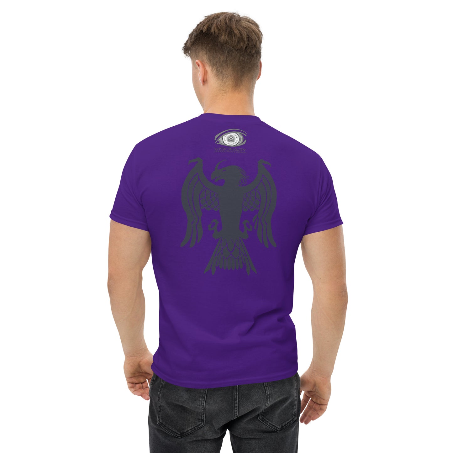 Men’s Classic Tee “Dragon Hawk” Adventurers Front/Crest Back