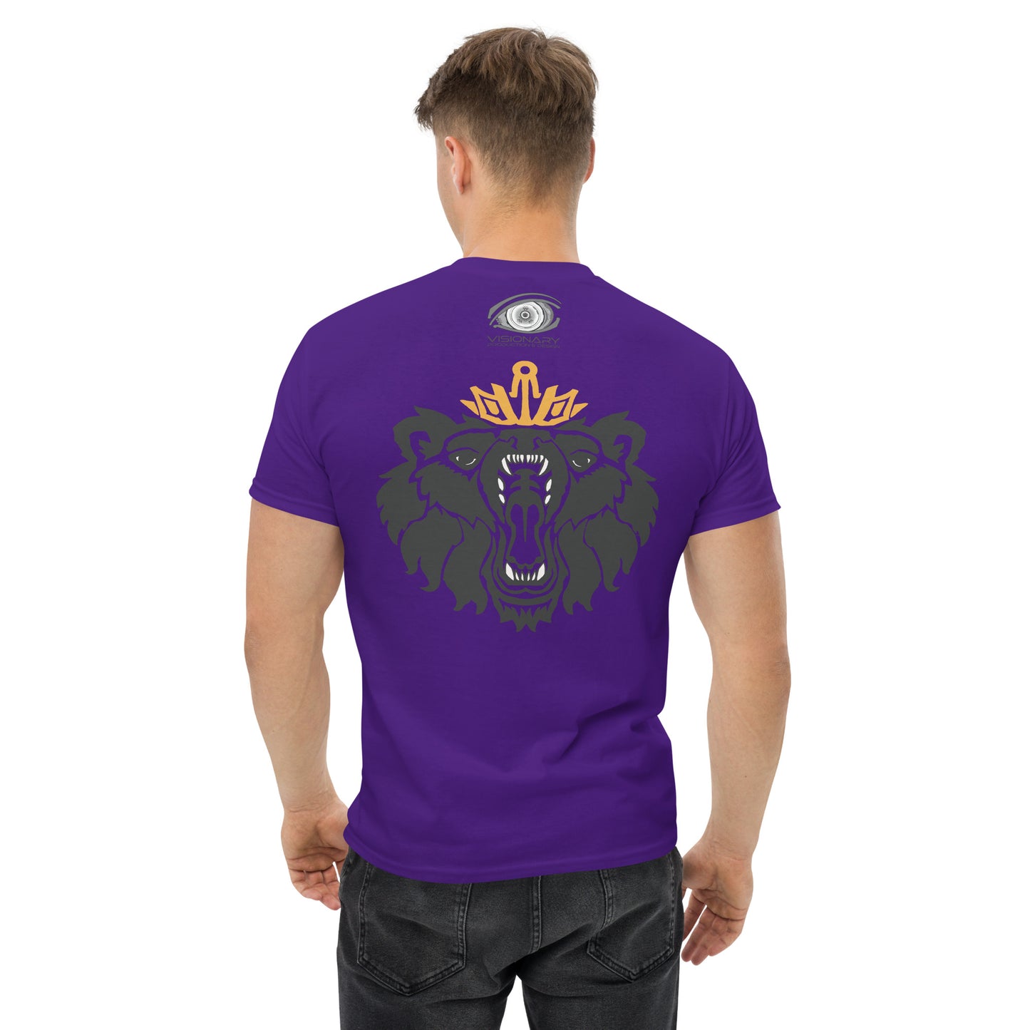 Men’s Classic Tee “Royal Bear” Adventurers Front/Crest Back