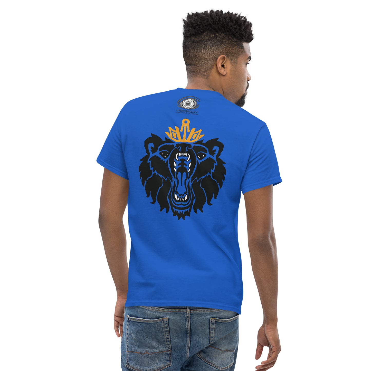 Men’s Classic Tee “Royal Bear” Adventurers Front/Crest Back