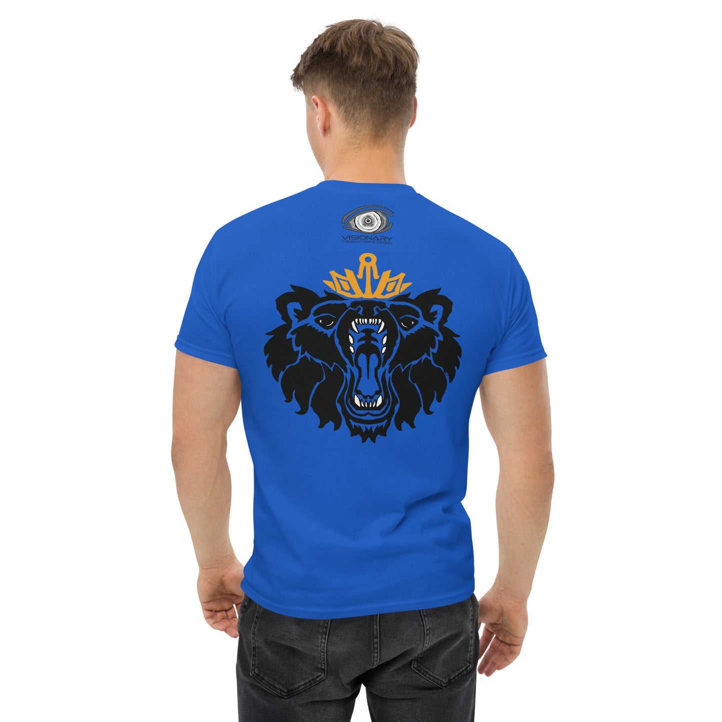 Men’s Classic Tee “Royal Bear” Adventurers Front/Crest Back