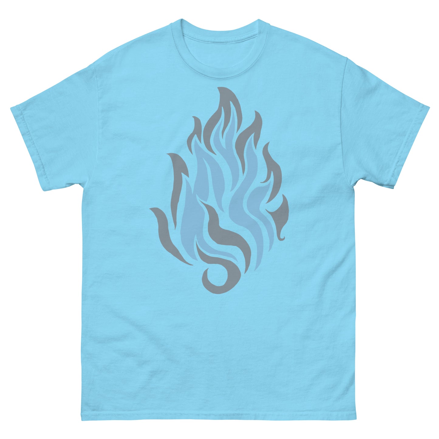 Men’s Classic Tee “Silver Flame” Crest Front/Adventurers Back