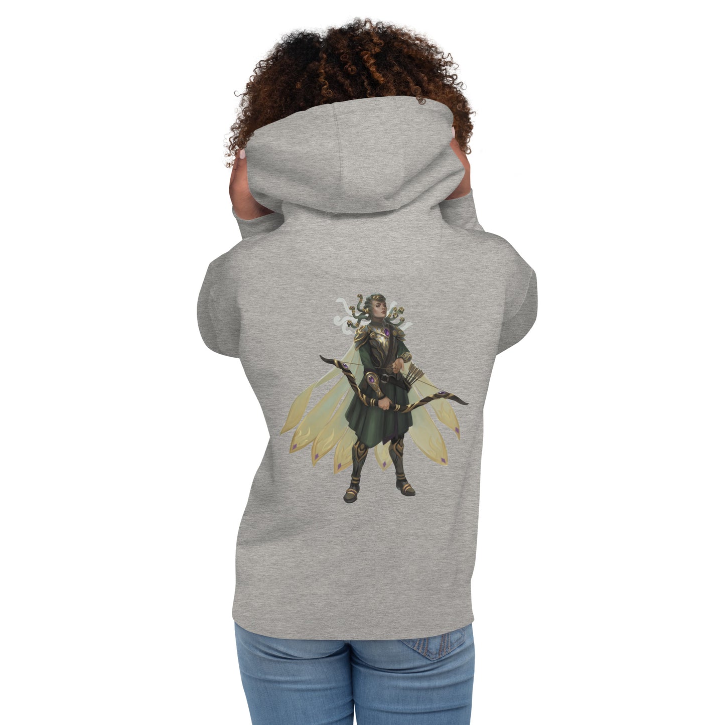 Unisex Pull Over Hoodie "Medusa Queen"