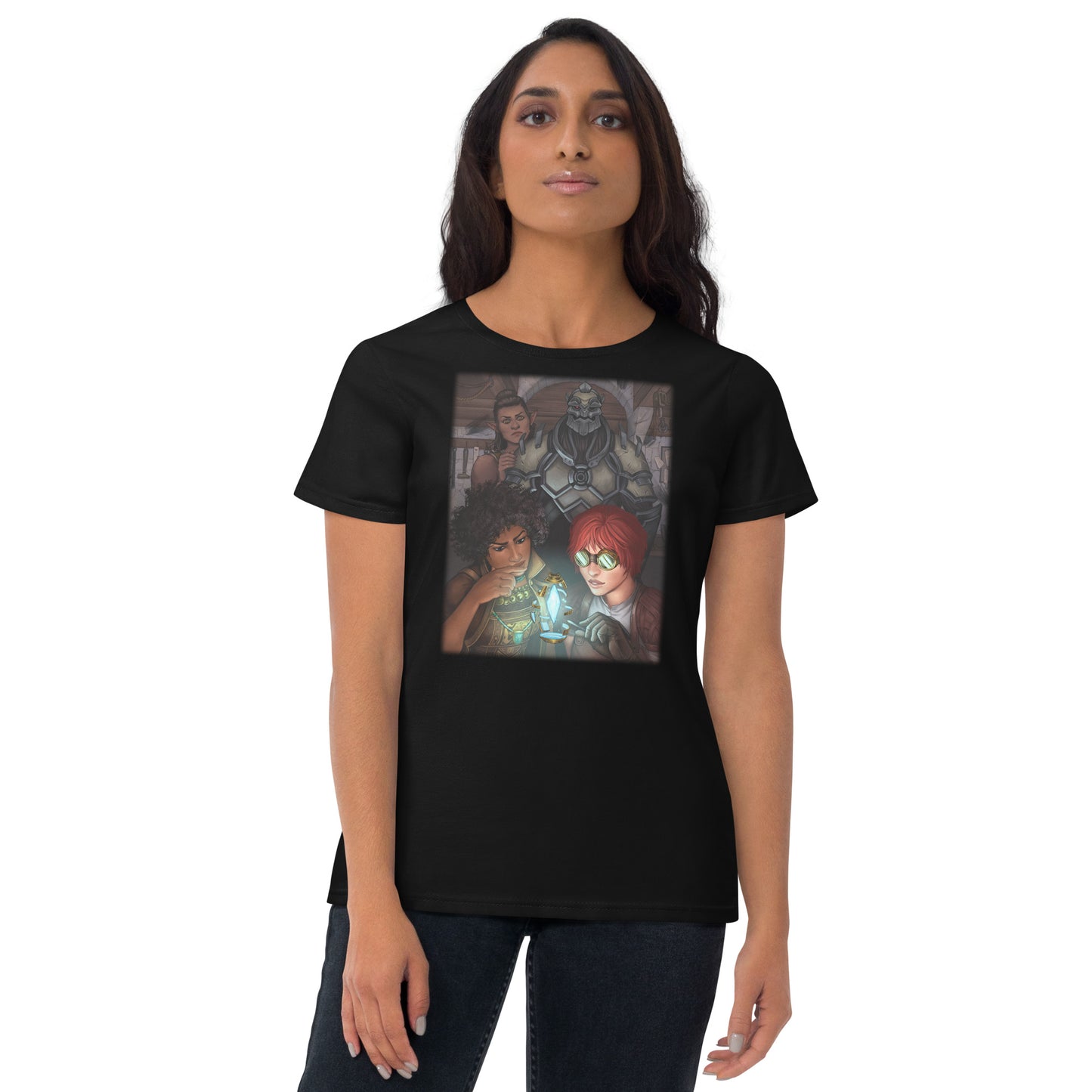 Women's Short Sleeve T-Shirt "Curious"