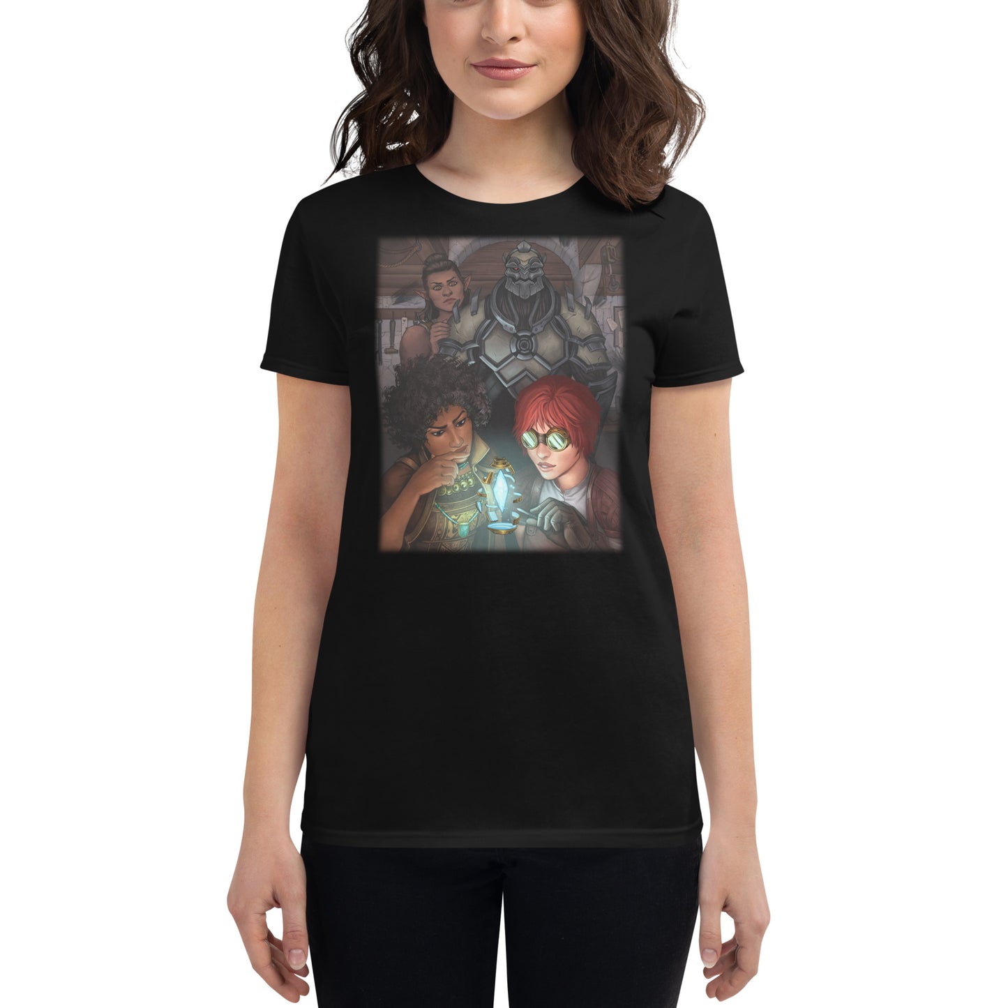 Women's Short Sleeve T-Shirt "Curious"