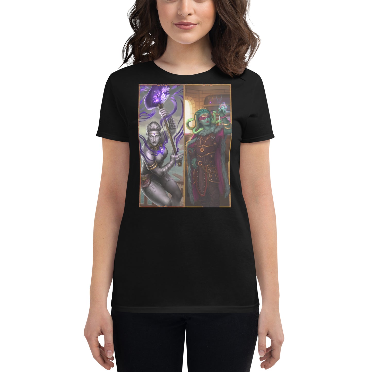 Women's Short Sleeve T-Shirt “Stone Snakes"