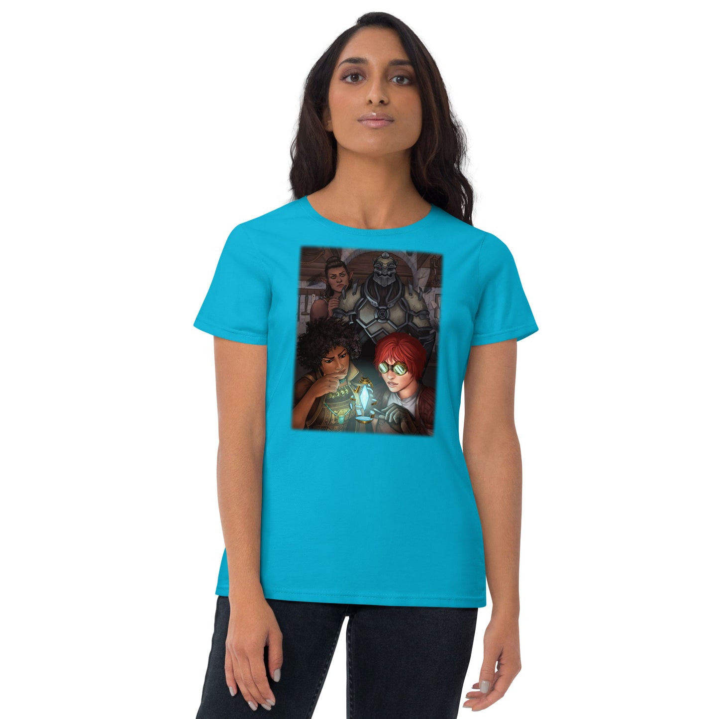 Women's Short Sleeve T-Shirt "Curious"