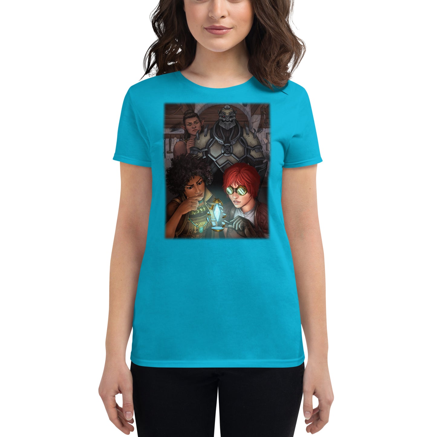 Women's Short Sleeve T-Shirt "Curious"