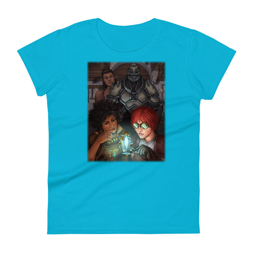 Women's Short Sleeve T-Shirt "Curious"