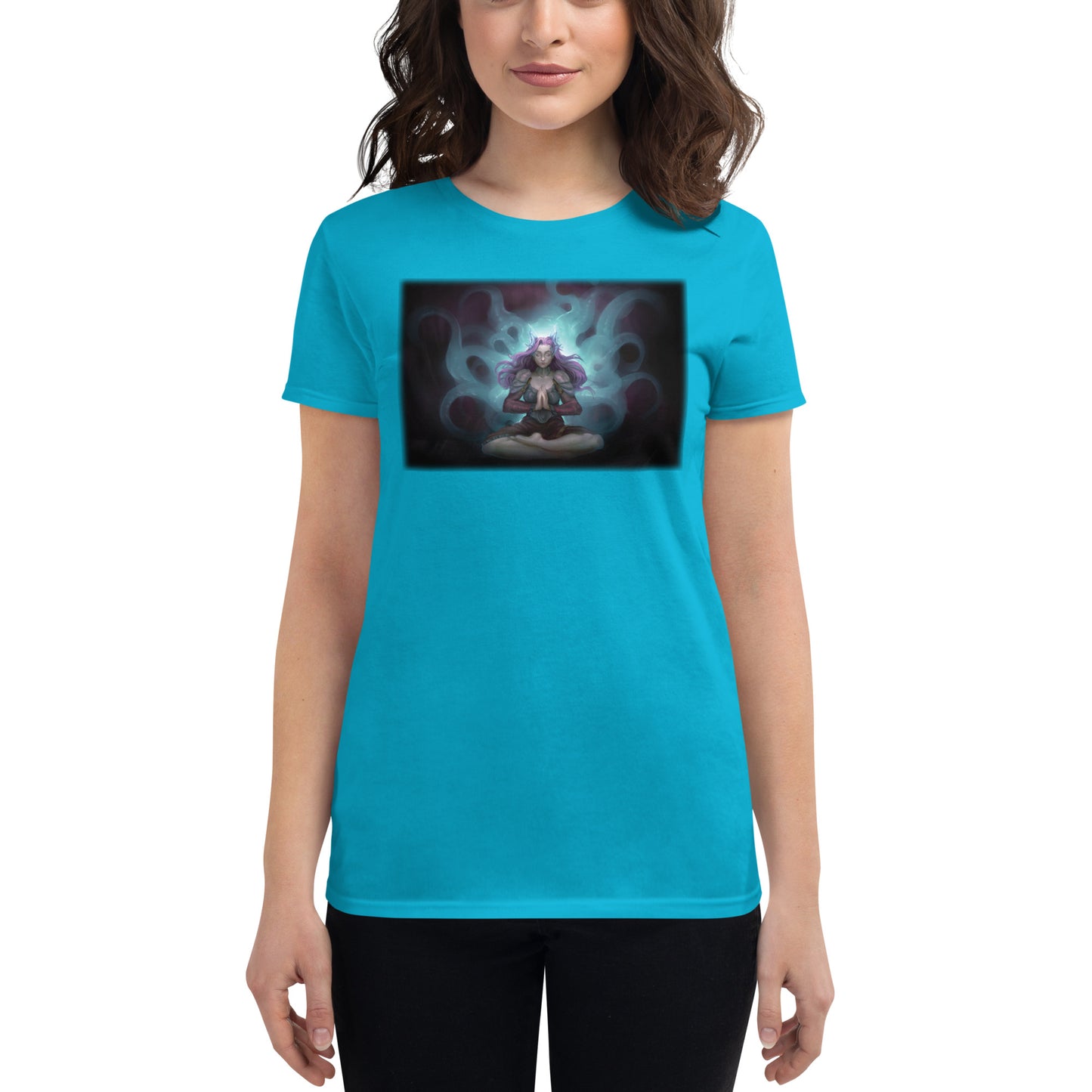 Women's Short Sleeve T-Shirt "Meditation"