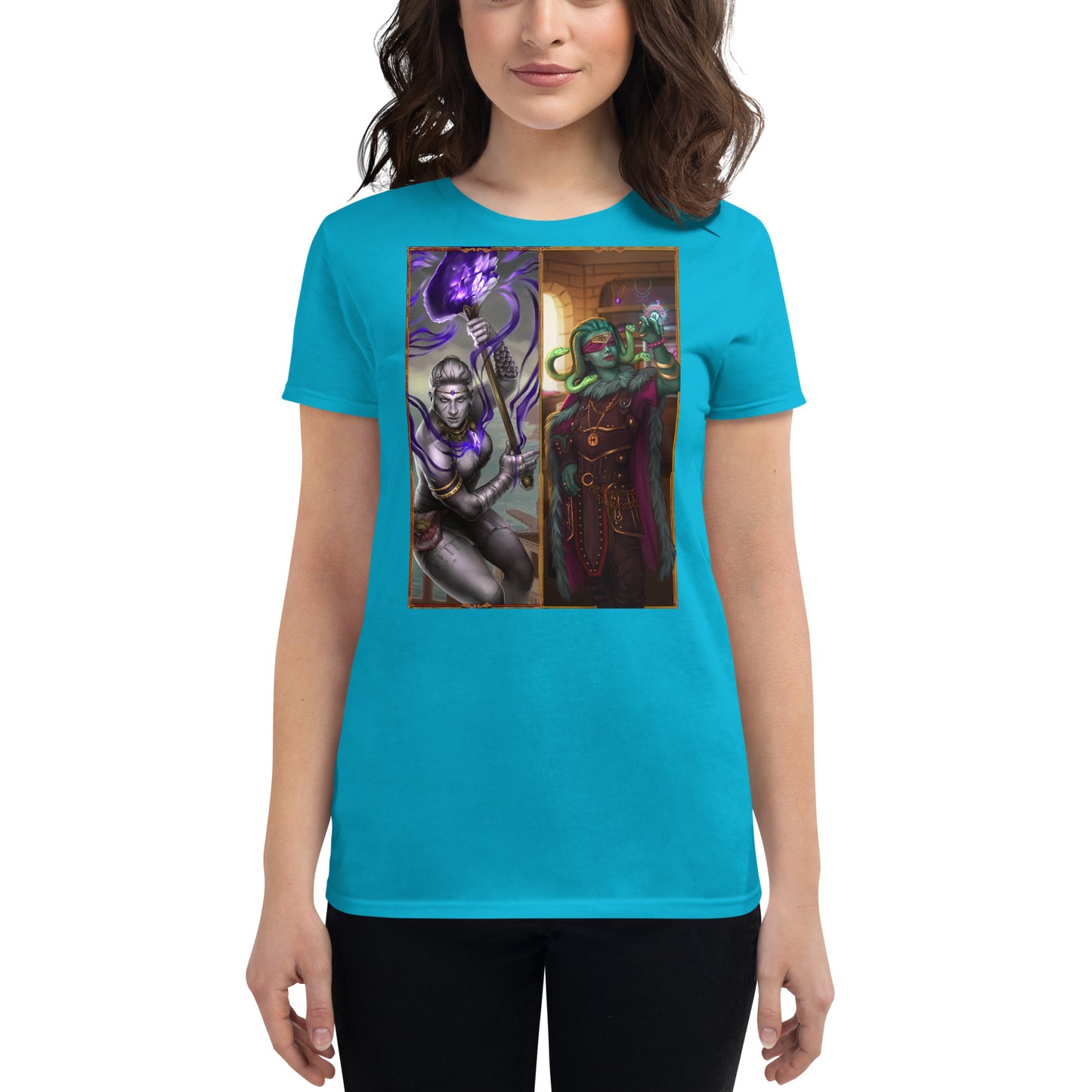 Women's Short Sleeve T-Shirt “Stone Snakes"