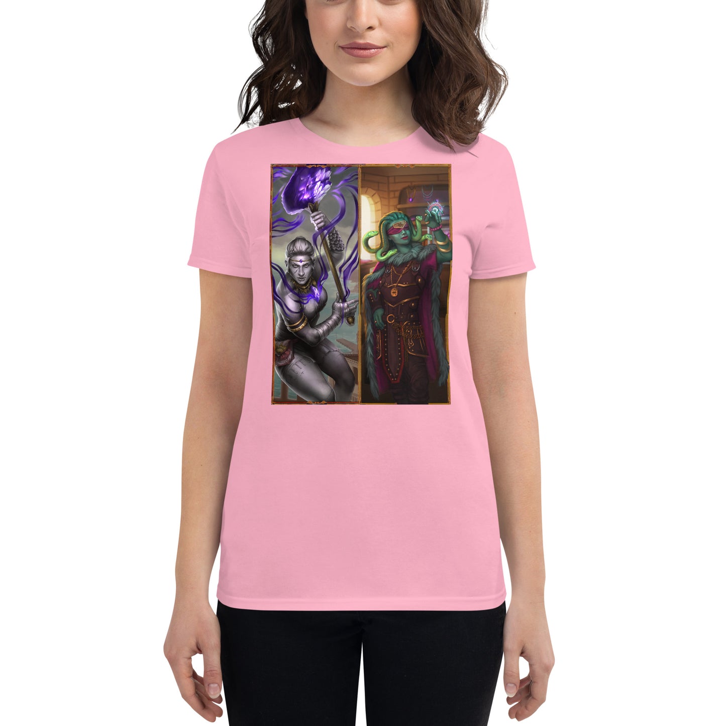 Women's Short Sleeve T-Shirt “Stone Snakes"