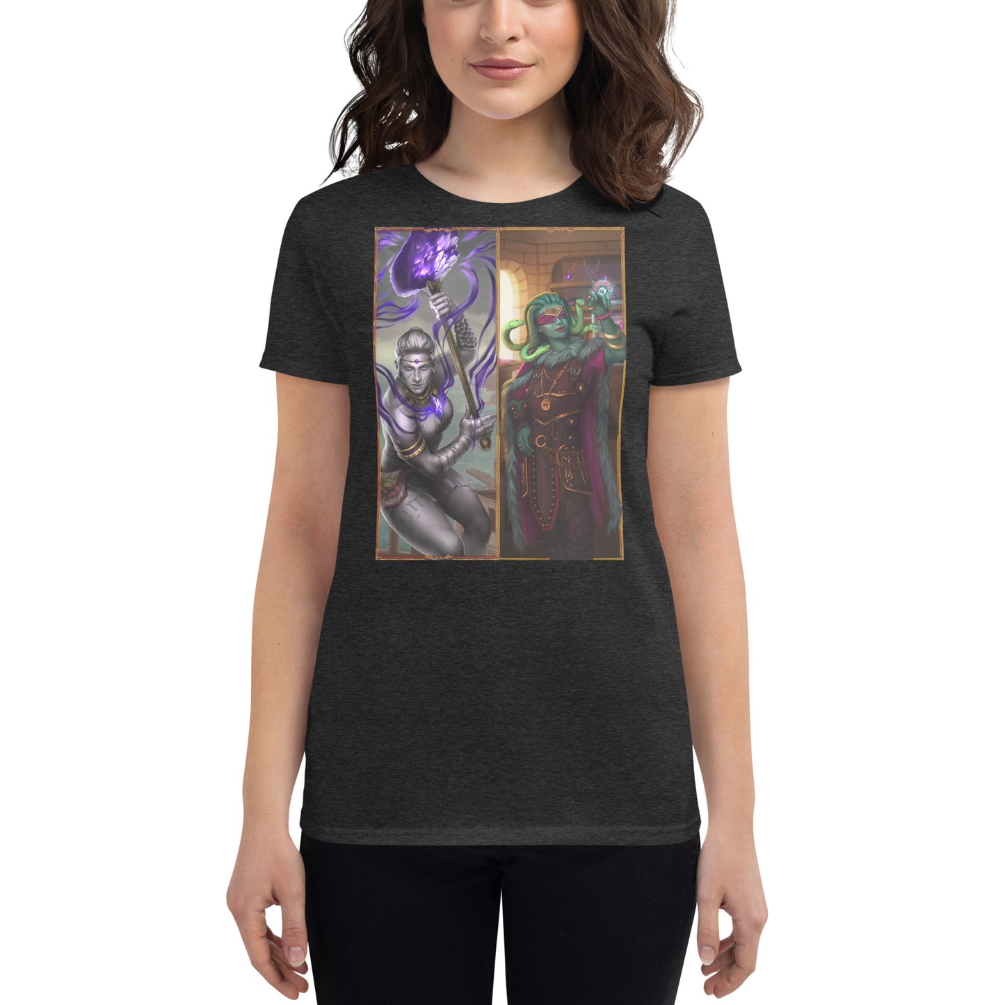 Women's Short Sleeve T-Shirt “Stone Snakes"