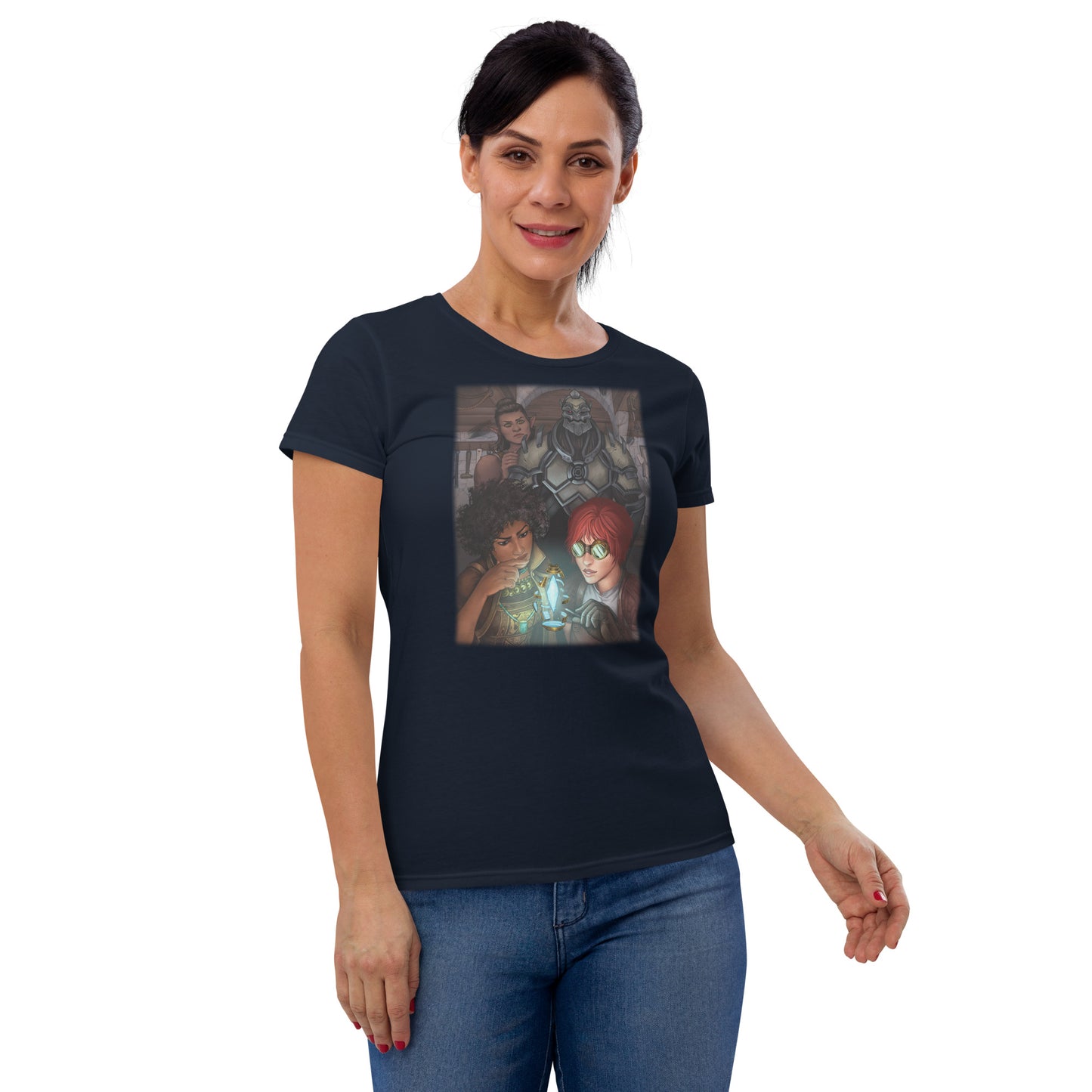 Women's Short Sleeve T-Shirt "Curious"