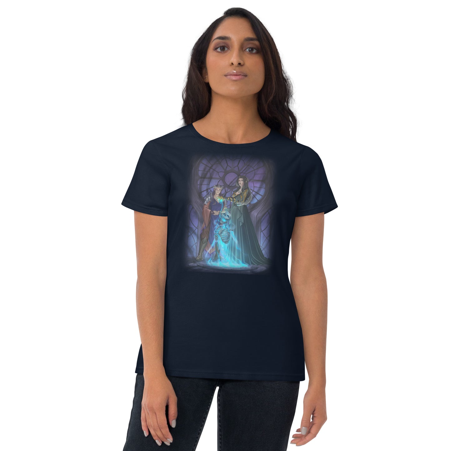 Women's Short Sleeve T-Shirt "Speak with Dead"