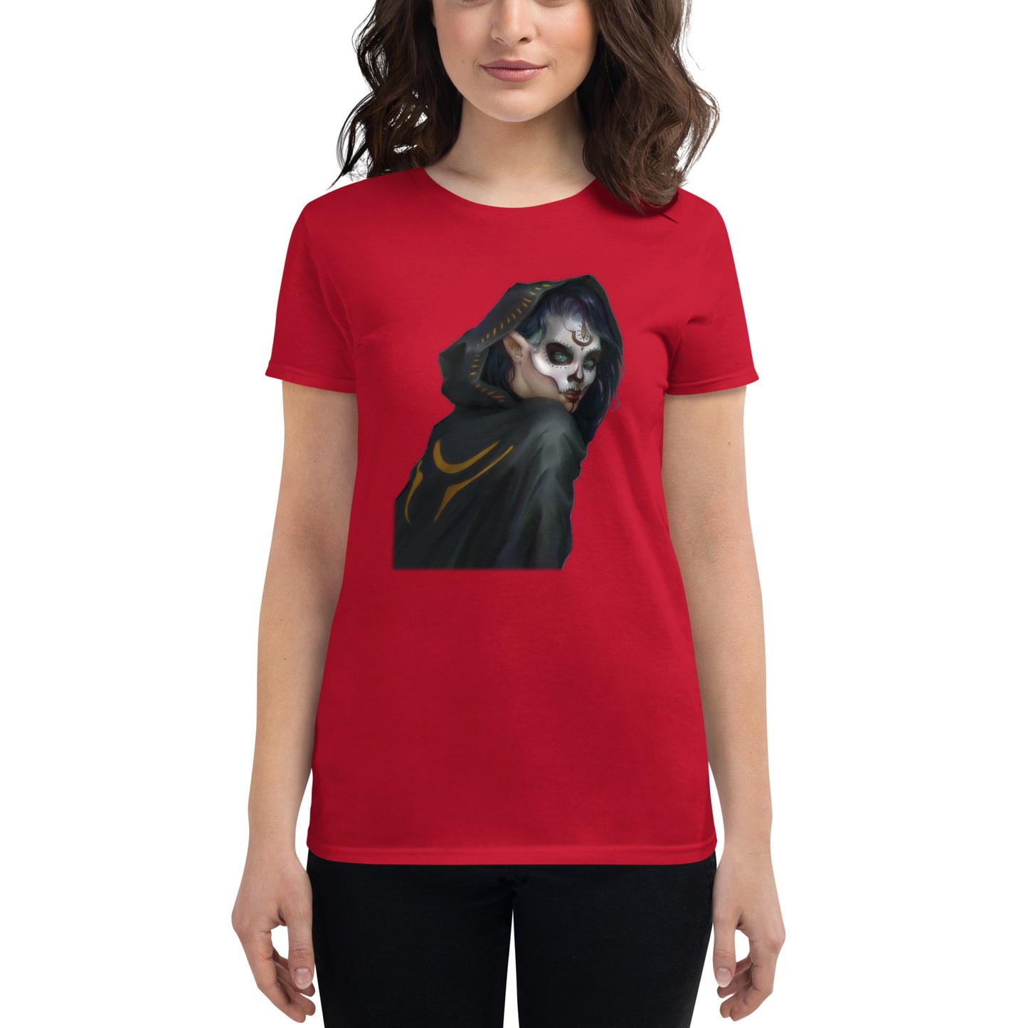 Women's Short Sleeve T-Shirt "Mask"