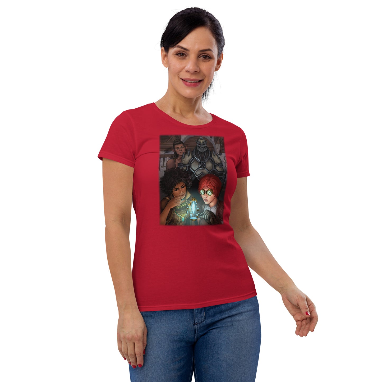 Women's Short Sleeve T-Shirt "Curious"