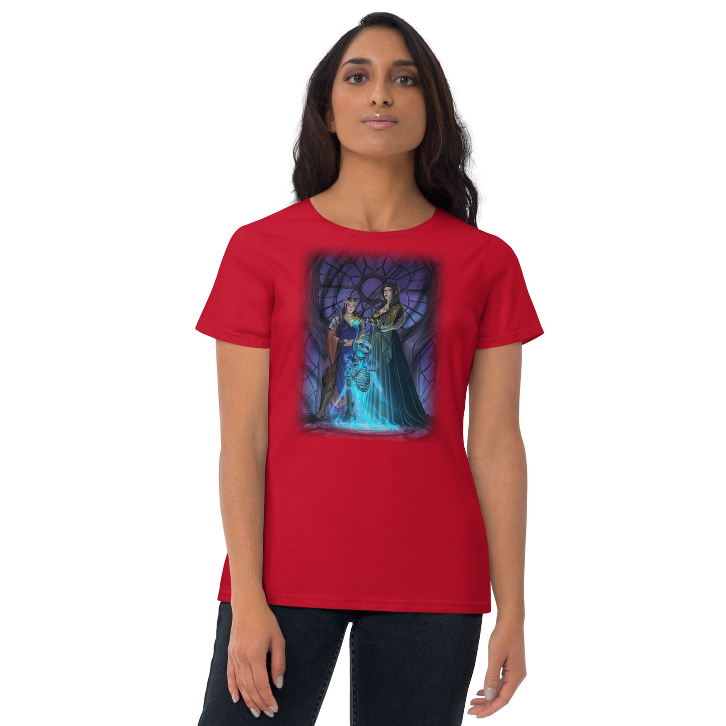 Women's Short Sleeve T-Shirt "Speak with Dead"