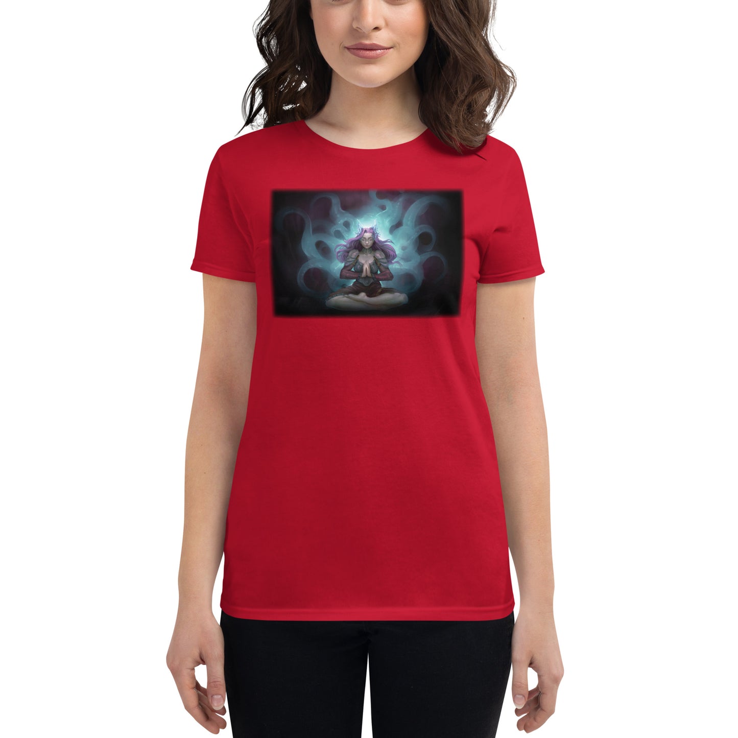 Women's Short Sleeve T-Shirt "Meditation"