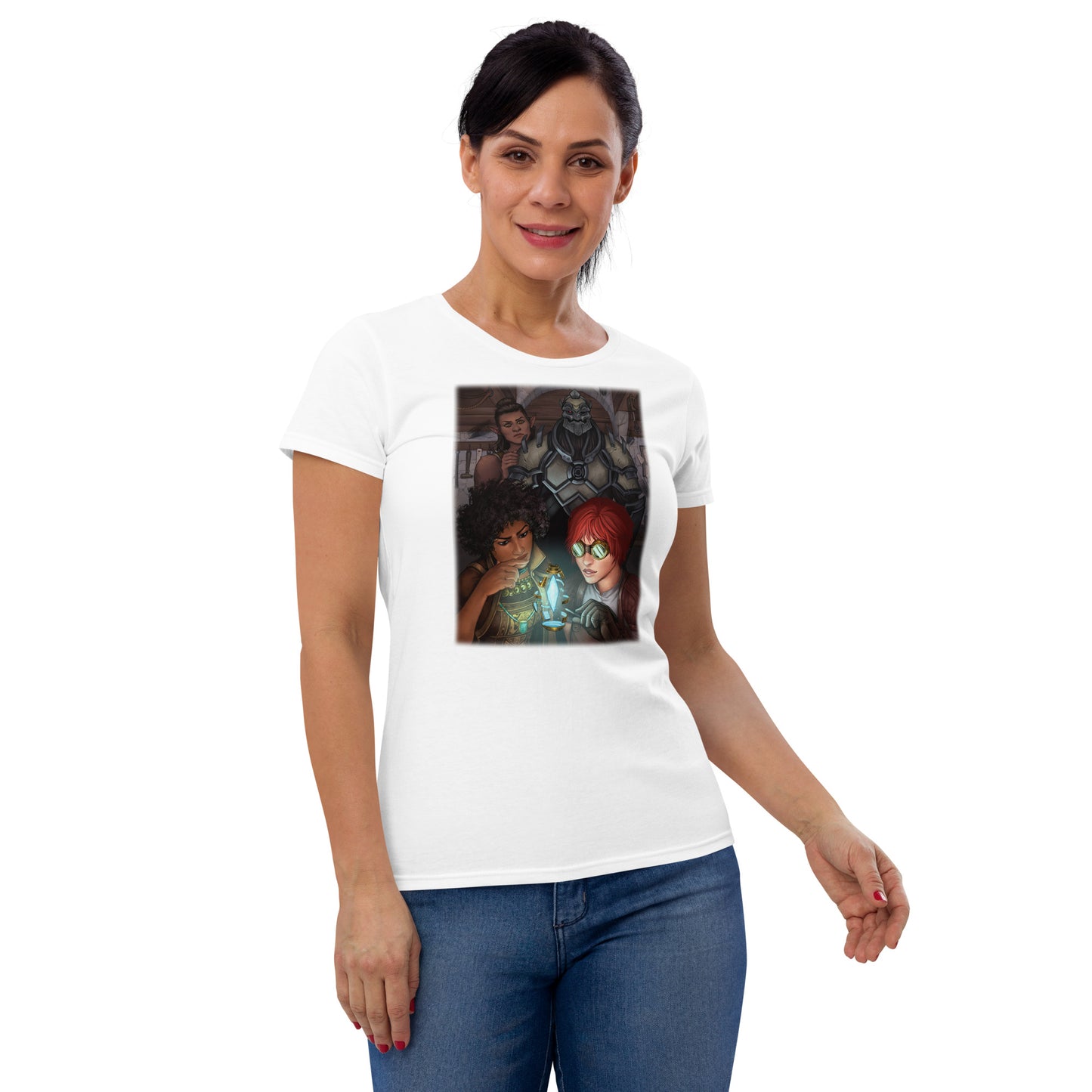 Women's Short Sleeve T-Shirt "Curious"