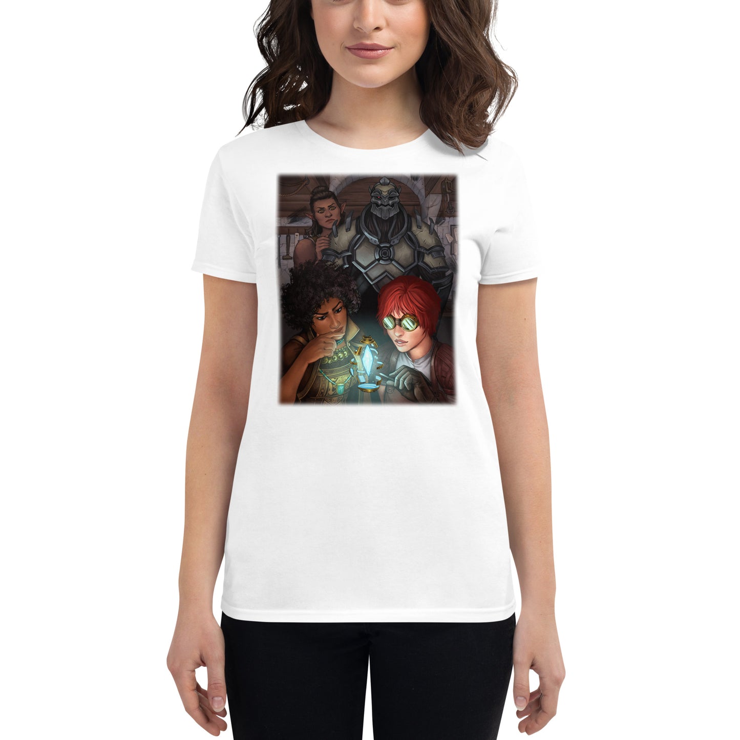 Women's Short Sleeve T-Shirt "Curious"