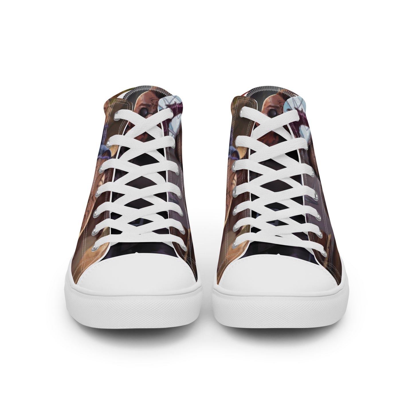 Women’s High Top Canvas Shoes "Paperwork" "Surrounded" "Rescue"