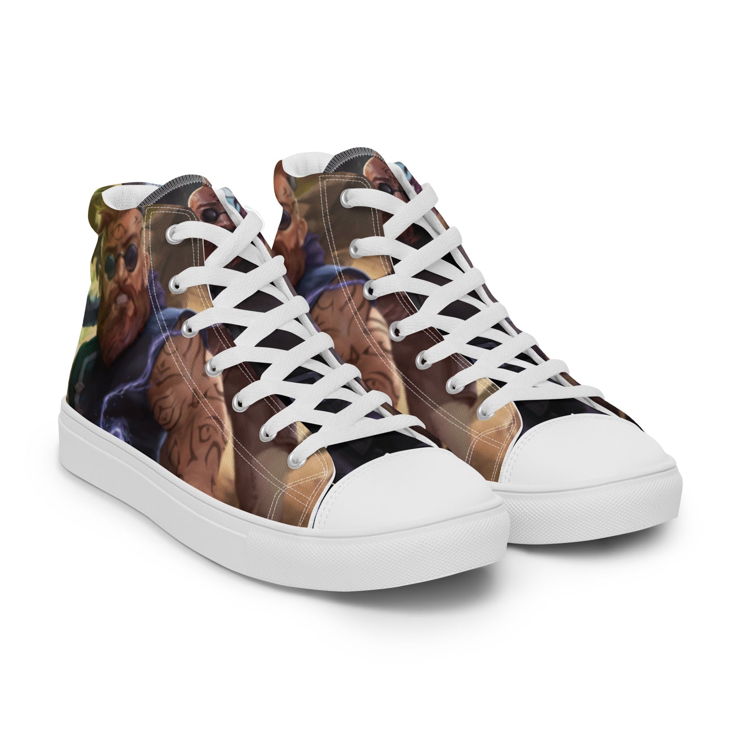 Women’s High Top Canvas Shoes "Paperwork" "Surrounded" "Rescue"