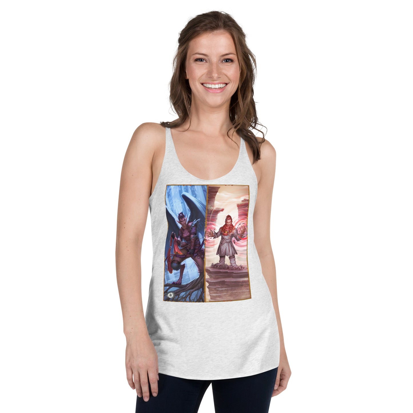 Women's Racerback Tank "Harpy Warlock"