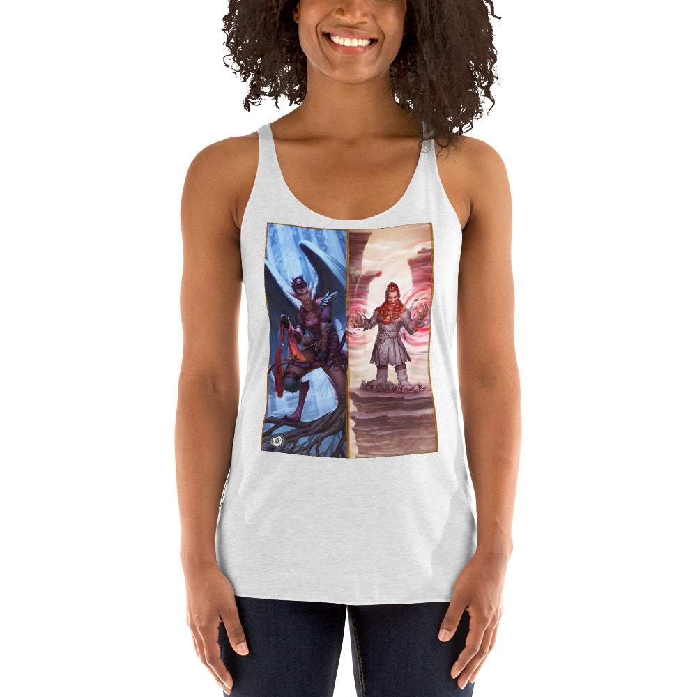 Women's Racerback Tank "Harpy Warlock"