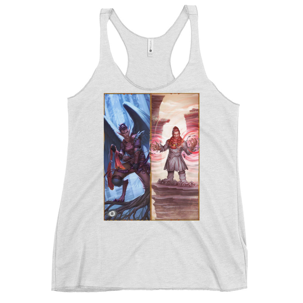 Women's Racerback Tank "Harpy Warlock"