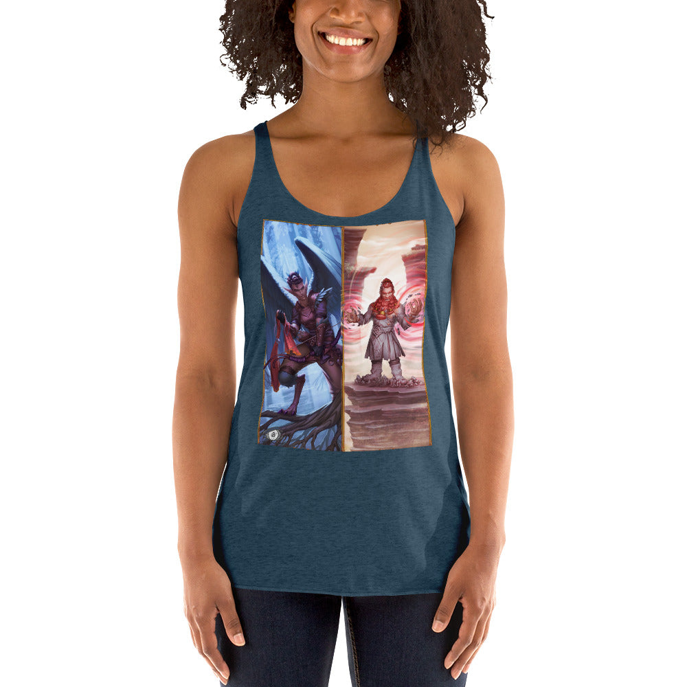 Women's Racerback Tank "Harpy Warlock"