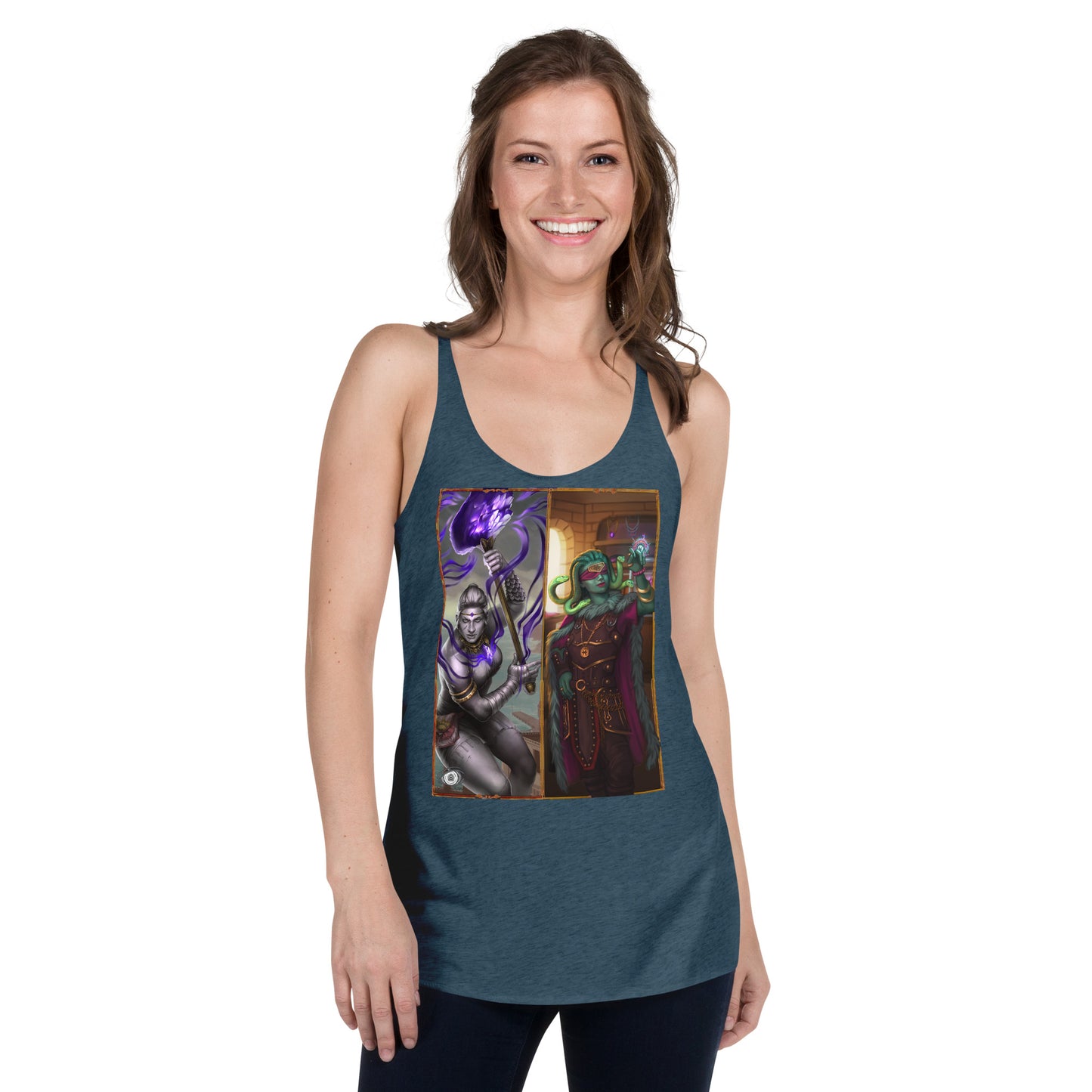 Women's Racerback Tank "Stone Snakes"