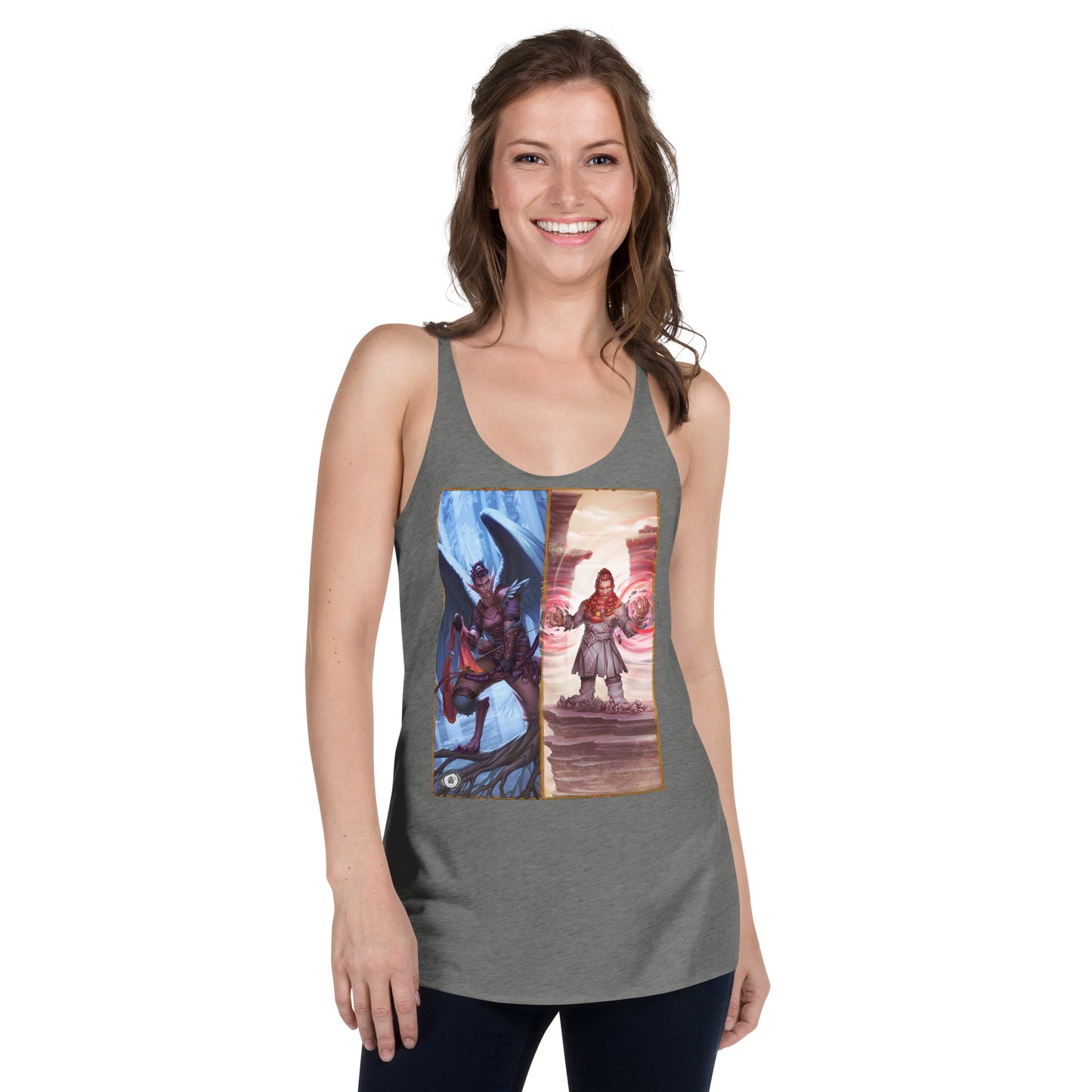 Women's Racerback Tank "Harpy Warlock"