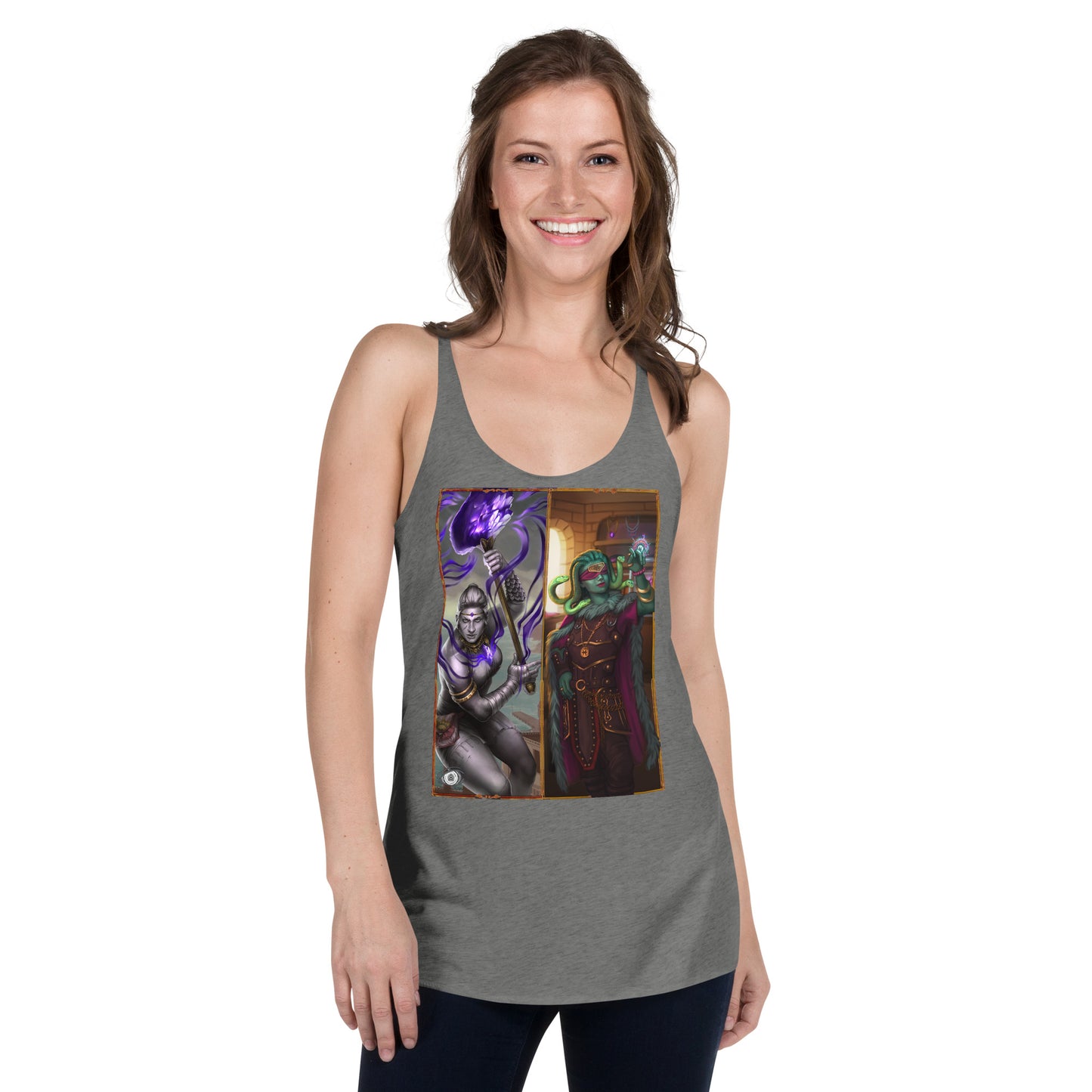 Women's Racerback Tank "Stone Snakes"