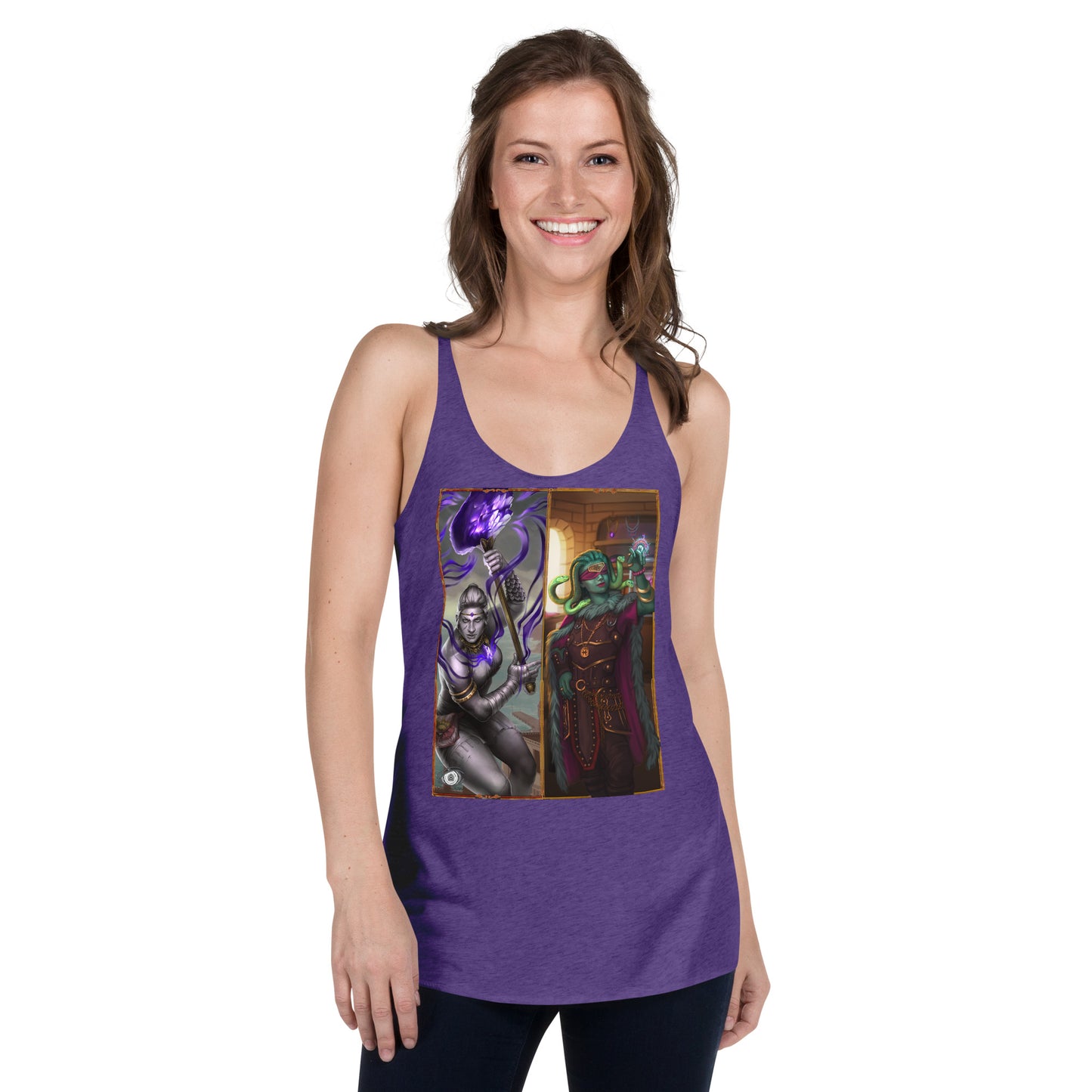 Women's Racerback Tank "Stone Snakes"