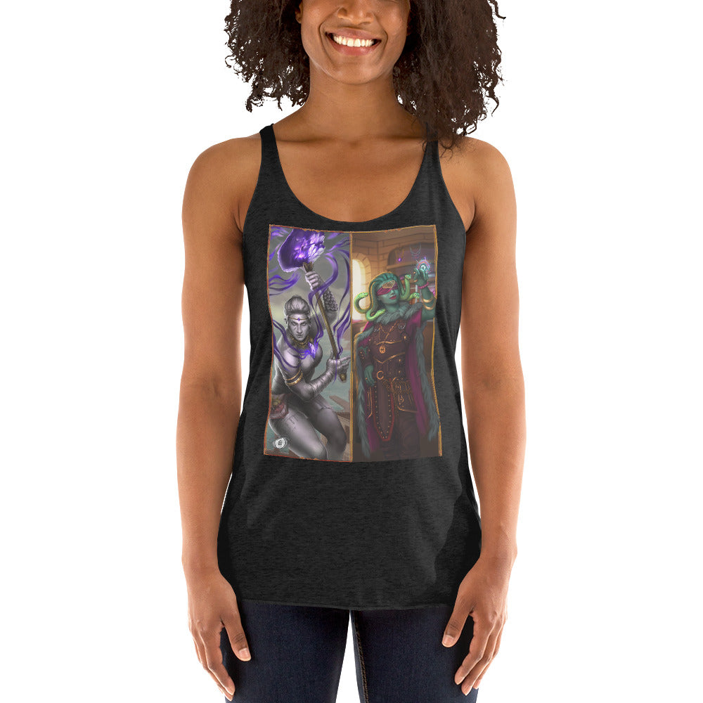 Women's Racerback Tank "Stone Snakes"