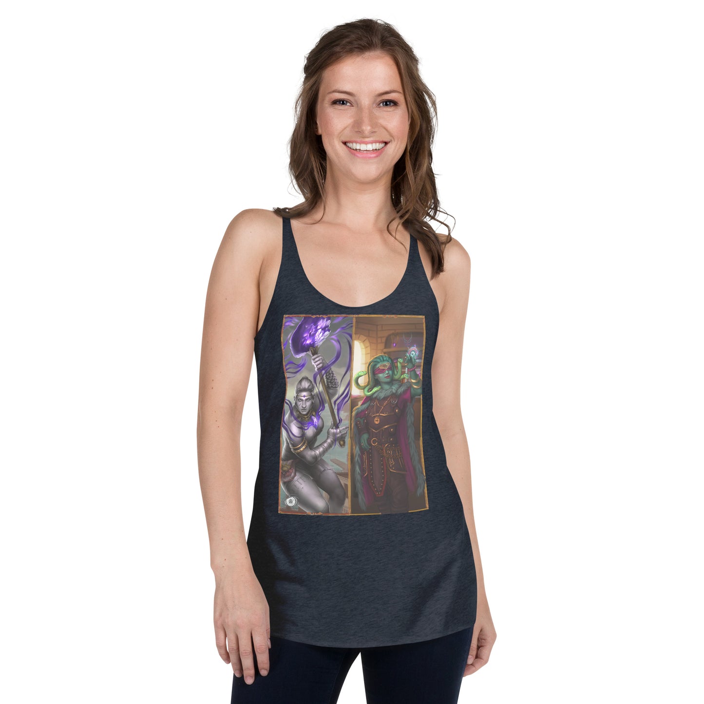 Women's Racerback Tank "Stone Snakes"